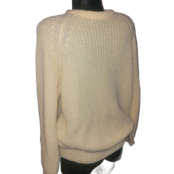 Sears Vintage Yellow Knit Mens Sweater S - Picture 3 of 5